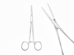 Kleszczyki Crille 14 cm proste i zagięte